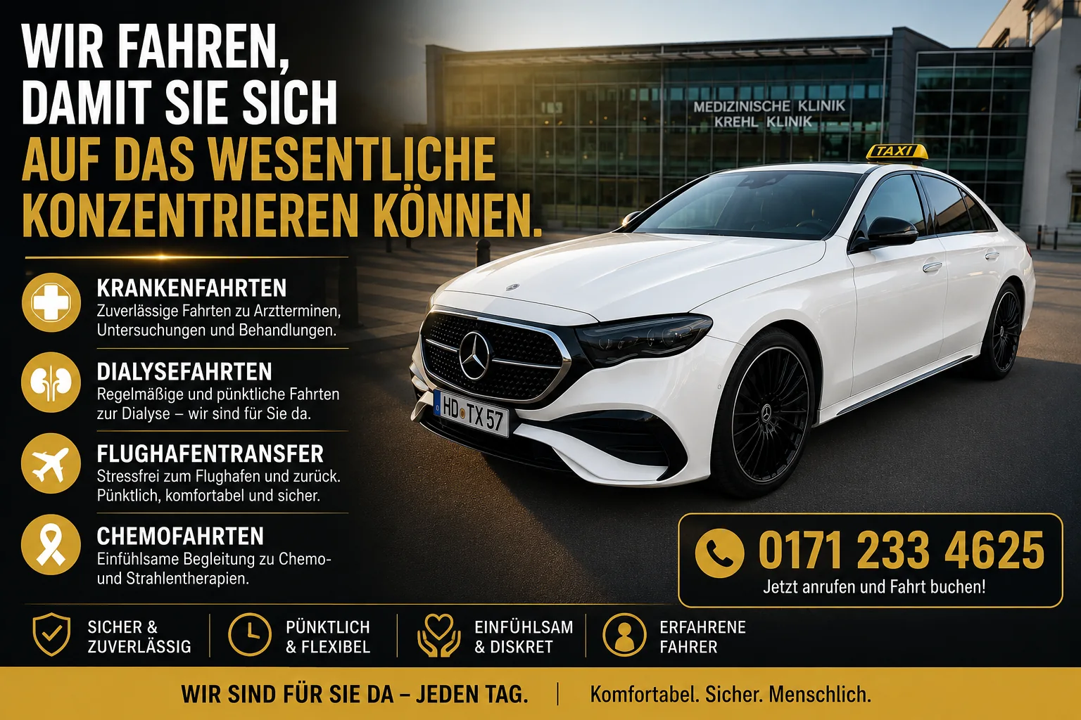 Fahrzeug von TaxiKonzept Heidelberg